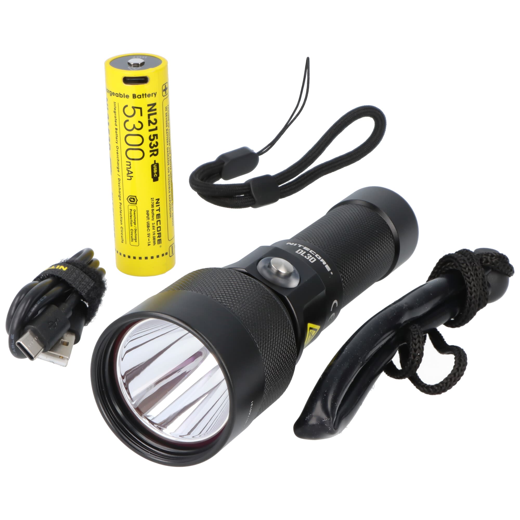 Lampe de plongée Nitecore DL30 1000 lumens - Étanche à 100 mètres