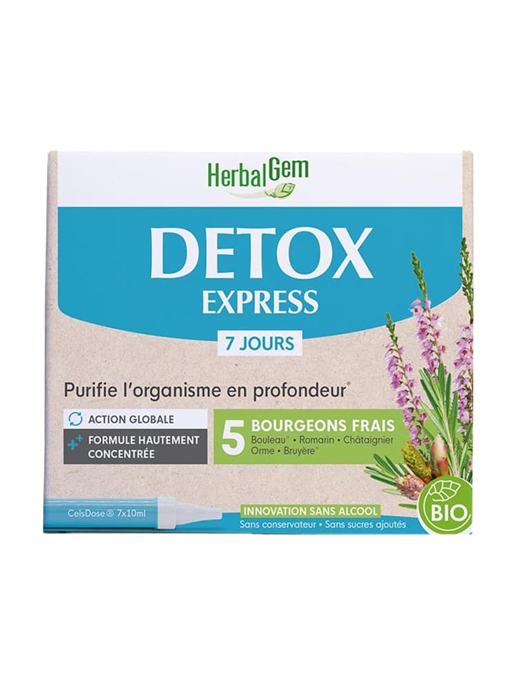 HerbalGem Détox Express Purifie l'Organisme en Profondeur 7 Jours